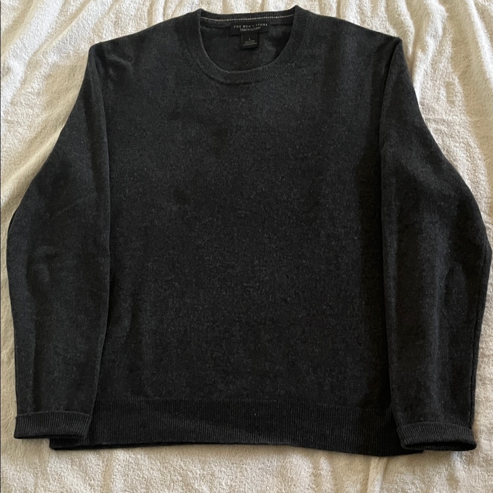 Bloomingdale's 100% Cashmere Crewneck Sweater - Picture 3 of 4